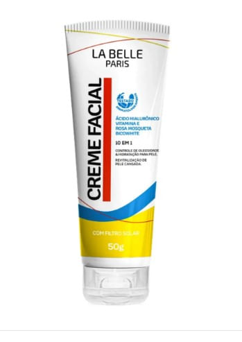 Creme Facial Com Filtro Solar La Belle Paris - 50g - Drogarias
